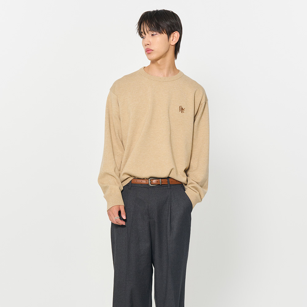 제너럴아이디어 제너럴아이디어 MAN 에센셜 크루넥 풀오버 3COL SBD3M05001