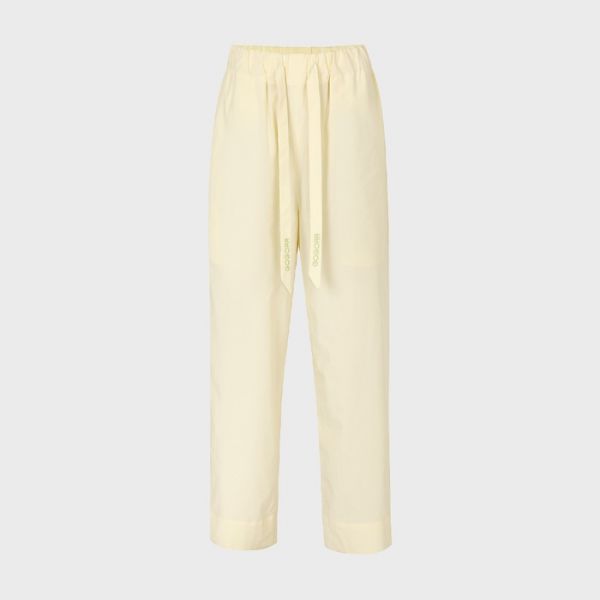 고고르르 고고르르 String Logo Pajama Banding Pants Cream 39684