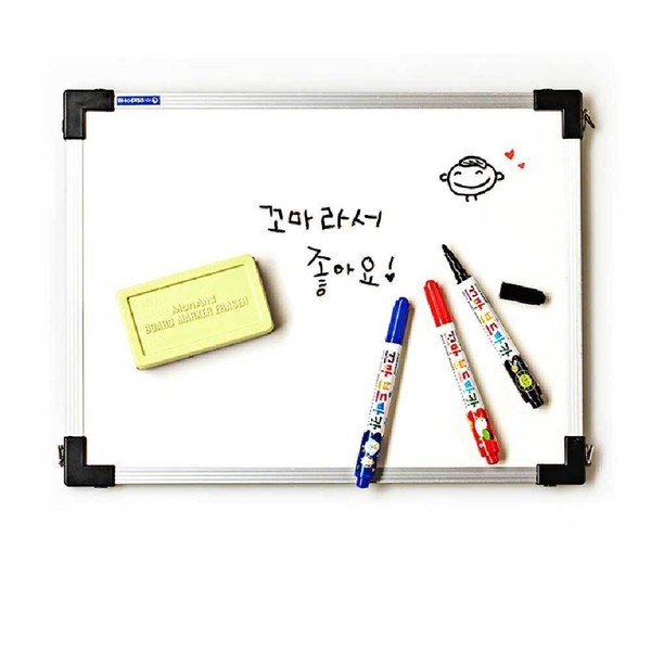 청색 모나미 꼬마 보드마카 어린이