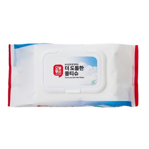 오늘좋은 더도톰한 물티슈 캡형 100매