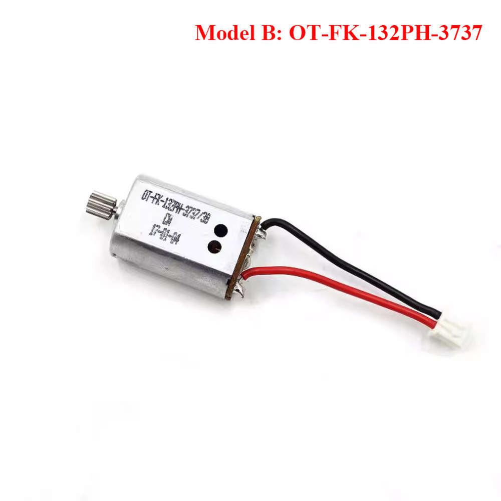 OT FK 미니 132 모터 DC 7 4V 고속 강력한 마그네틱 전기 모터 9 톱니 기어 DIY RC 드론 쿼드콥터 132PH 39000RPM