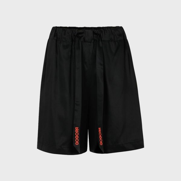 고고르르 고고르르 String Logo Pajama Banding Shorts