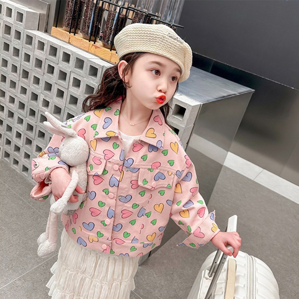 윤블리 아동 하트 자켓 바람막이 6029 100