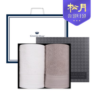 송월타올 송월타올 송월 호텔컬렉션 코밍40 150g 2P 타올세트