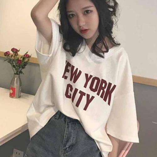 뉴요 라운드넥티셔츠 티셔츠 맨투맨티셔츠 브이넥