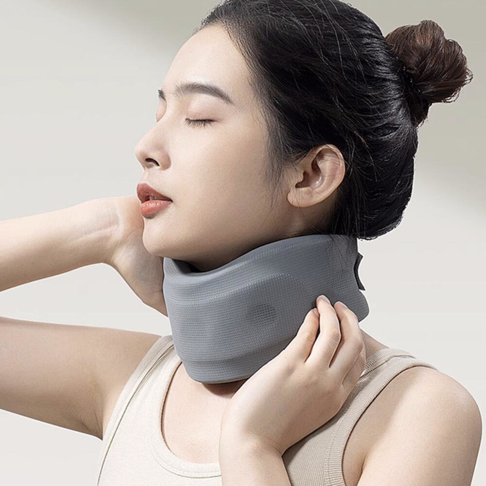 휴대용 일자목 교정 목지지대 목디스크 거북목 방지 목견인기