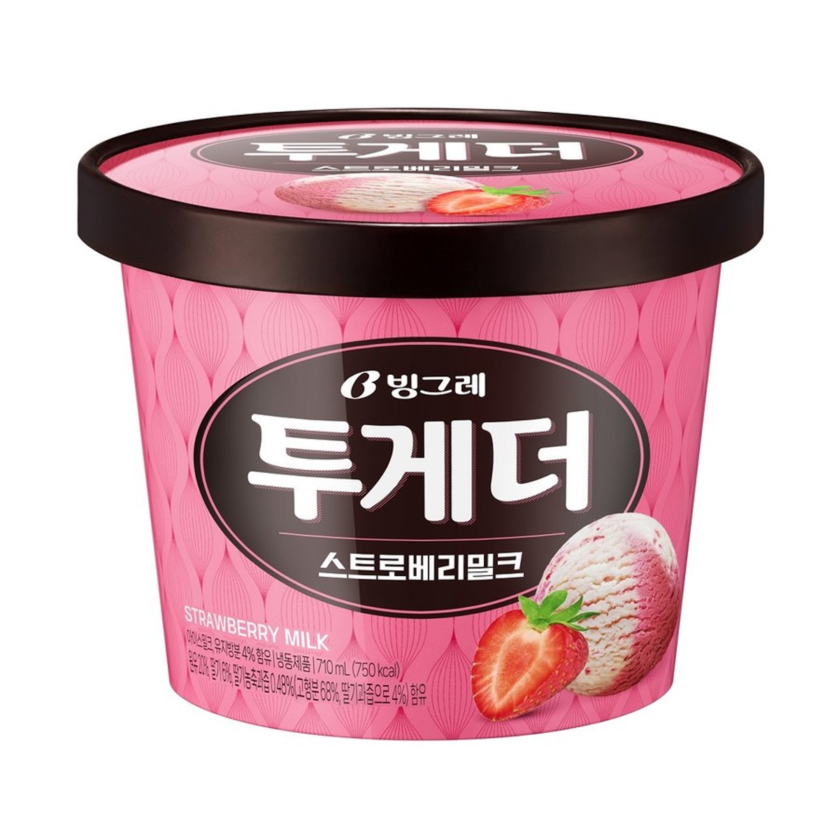 투게더 투게더 밀크 딸기 710ML