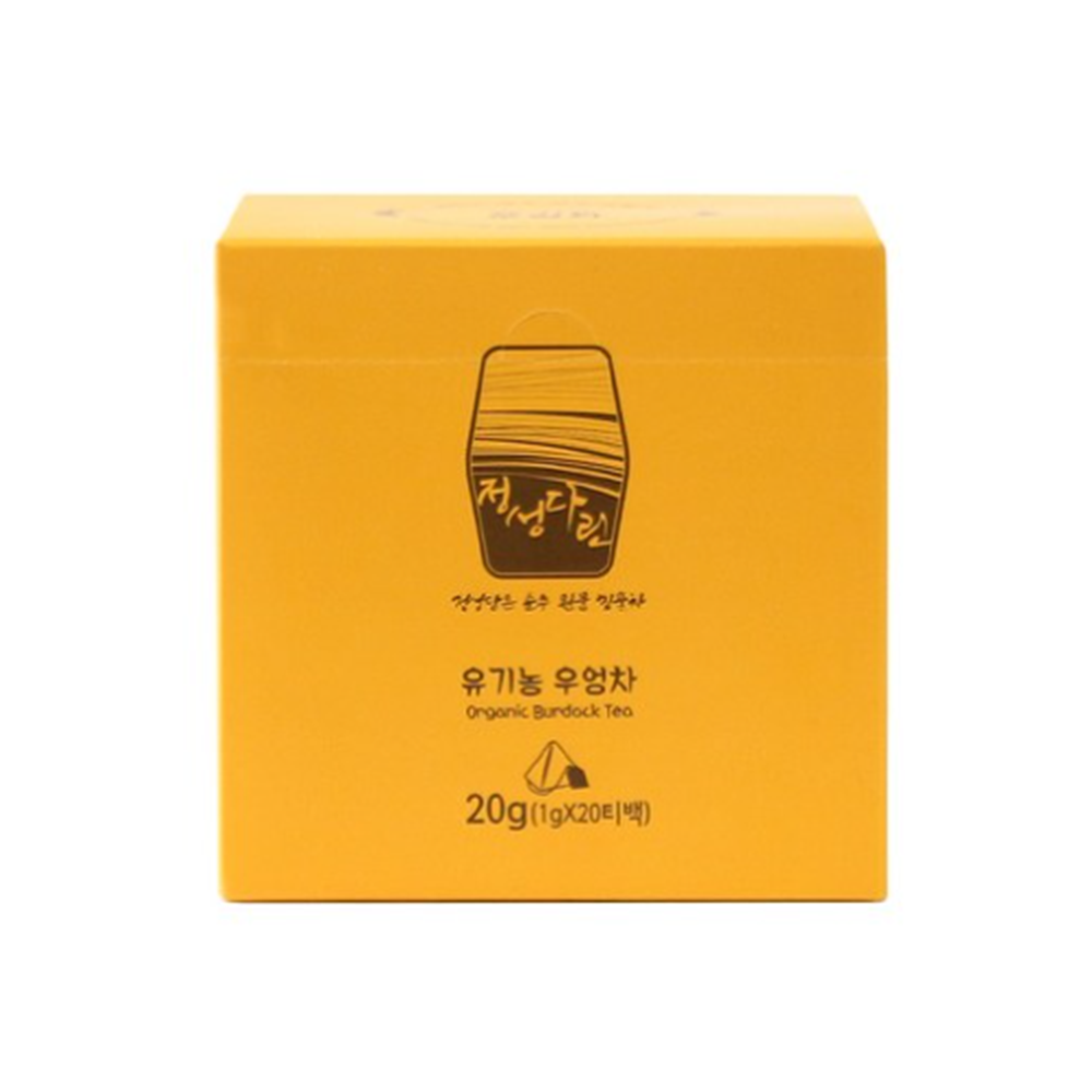 오대산식품 정성다린 유기농 우엉차 티백 20g 20개입 1개
