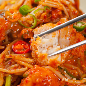 마산 어시장 아구골목 아구찜의 명가 아구살 900g 특제소스60g