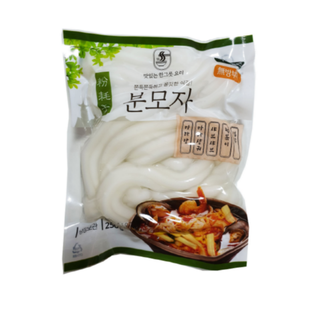 농부마을 콩사랑 다원 원형분모자 굵은일자형 냉장면 250g 32개