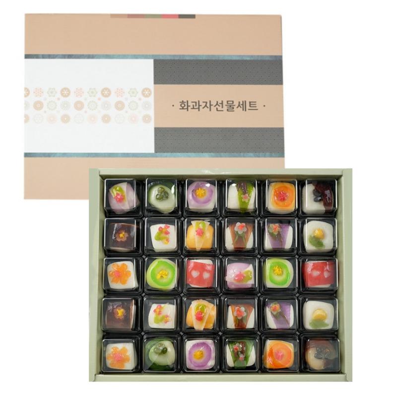 해피원베이커리 수제 백앙금 화과자 30구 설 명절 추석 선물세트