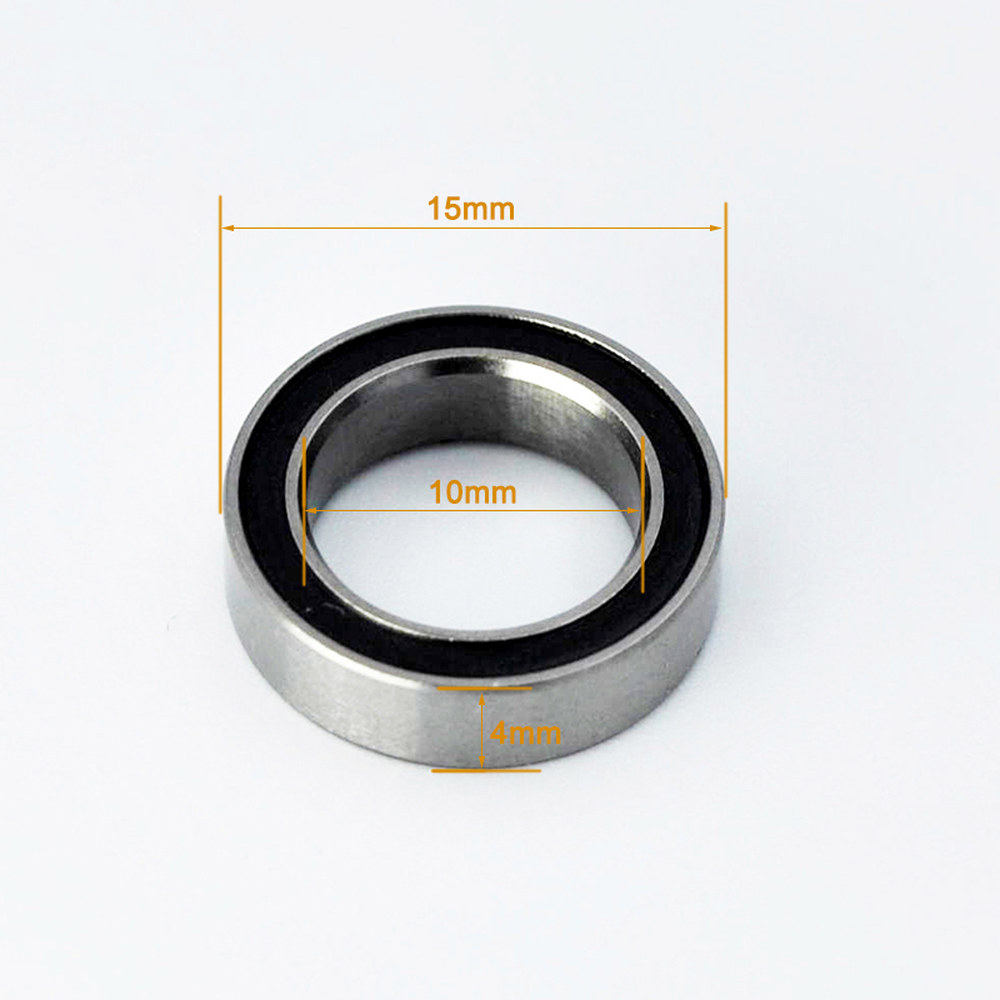 10 100pcs 6700 ZZ 2RS RS 베어링 10x15X4mm 2Z DDU 내부 보어 소형 깊은 홈 볼 베어링 6700ZZ