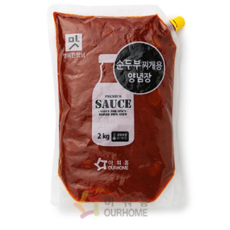 아워홈 아워홈 행복한맛남 순두부찌개 양념장   2kg