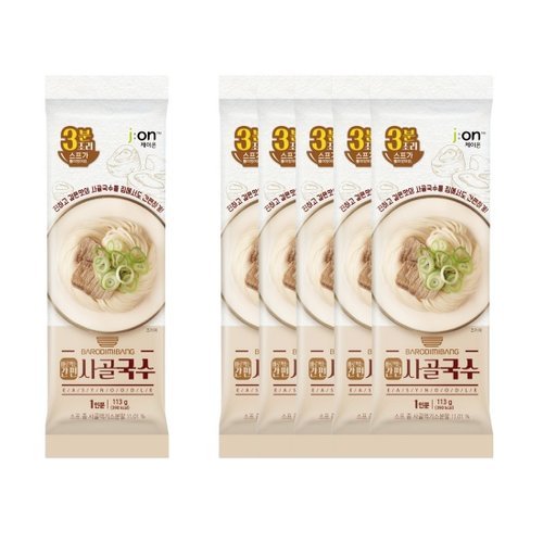 바로디미방 바로먹는 간편국수 사골국수 113g X 6개입
