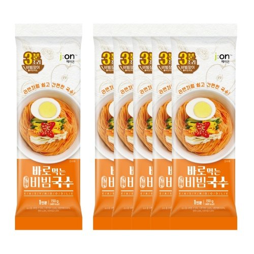 바로디미방 바로먹는 간편국수 비빔국수 150g X 6개입