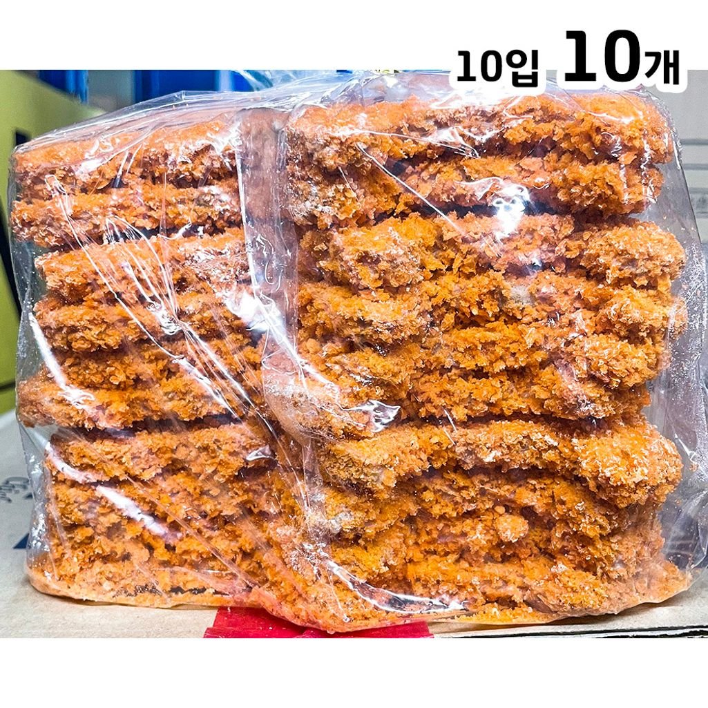 두레 곰돌이 치킨 까스 100g x10입 1kg X10 곰치킨가스 치킨까스 냉동치킨까스 즉