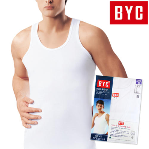 BYC BYC BYC 순면 메리야스 남성 런닝 1매