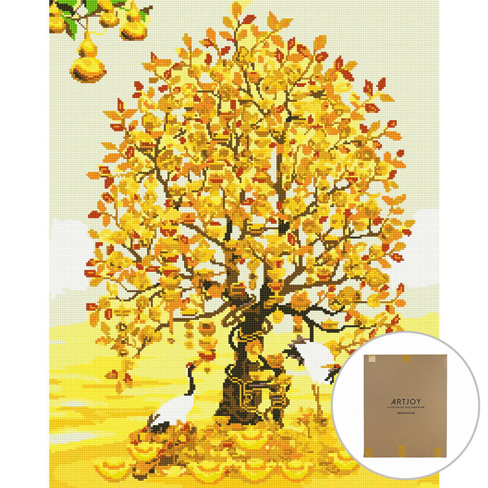 아트조이 아트조이 DIY 명화그리기 세트 60 x 75 cm 세로형 황금돈나무 1개