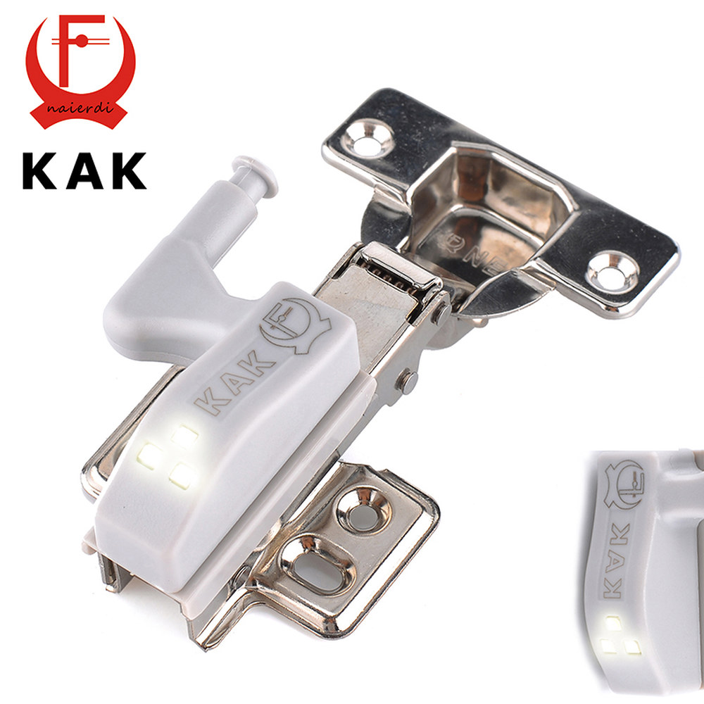 LED 라이트 KAK 10PCS 침실 싱크대 힌지 범용 캐비닛 주방 찬장 거실 가구 경첩 cold