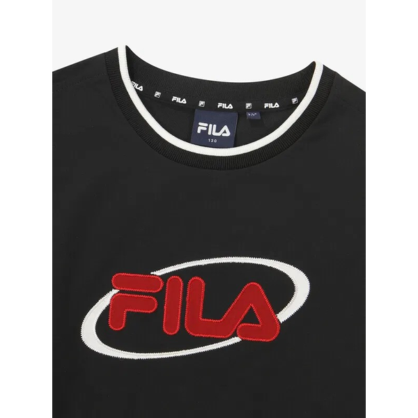 휠라키즈 더현대대구 휠라키즈 FILA KIDS 절개 우븐 맨투맨 아동티셔츠 FK2WTG3203X