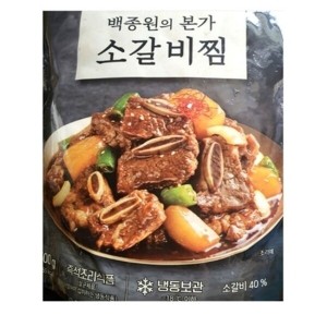 백종원 본가 소갈비찜 500g x 4팩 4개