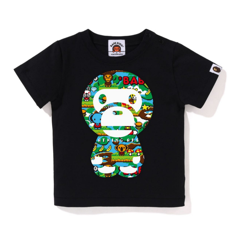 베이프 베이비 반팔티 BABY MILO GAME BIG BABY MILO 2K80-510-207