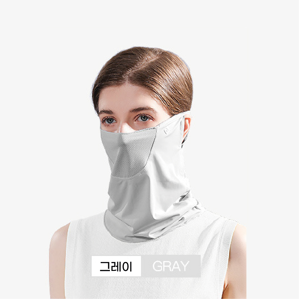 애드준 여름 자외선 햇빛 쿨링 마스크 넥 워머