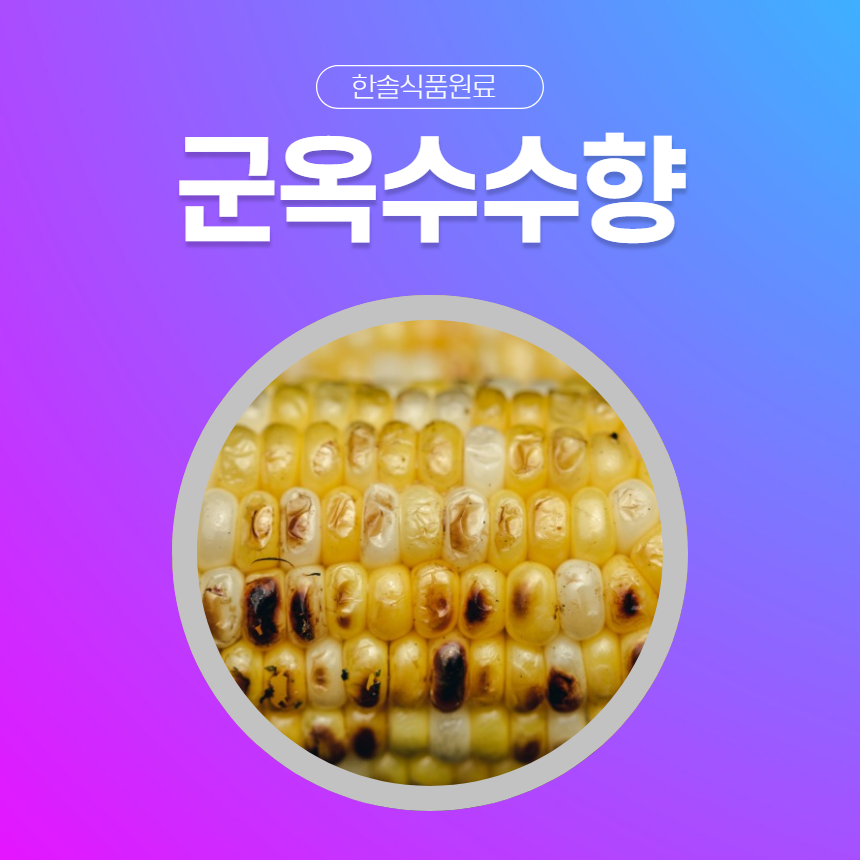 한솔식품원료 합성향료 군옥수수향 1kg 인삼향 1KG 1개