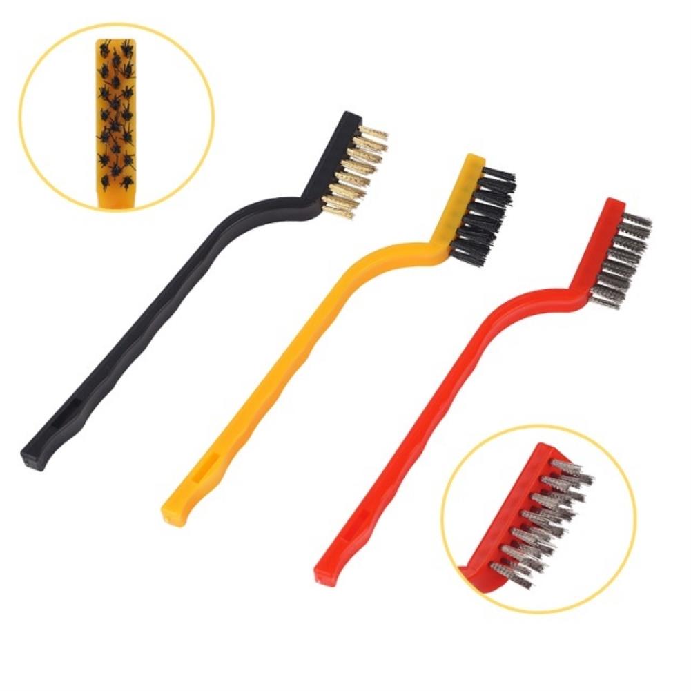 청소용솔 철솔 찌든때솔 철브러쉬 칫솔모양솔