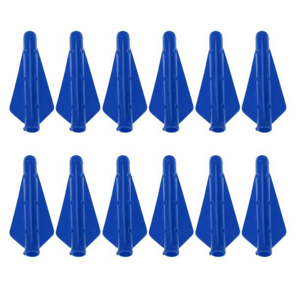 12x 실리콘 화살 fretching 날개 양궁 활 사냥용