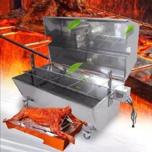 통바베큐 기계 훈연 그릴 돼지 숯불 꼬치 훈제 야시장 구이 치킨 회전
