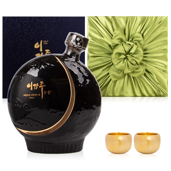 이강주 이강주 금잔 달병세트 55도 500ml