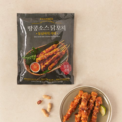 PEACOCK G 피코크 땅콩소스닭꼬치 600g