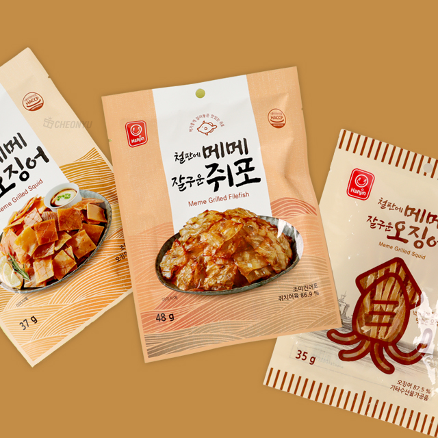 한진식품 철판에 메메 잘구운 쥐포 48g