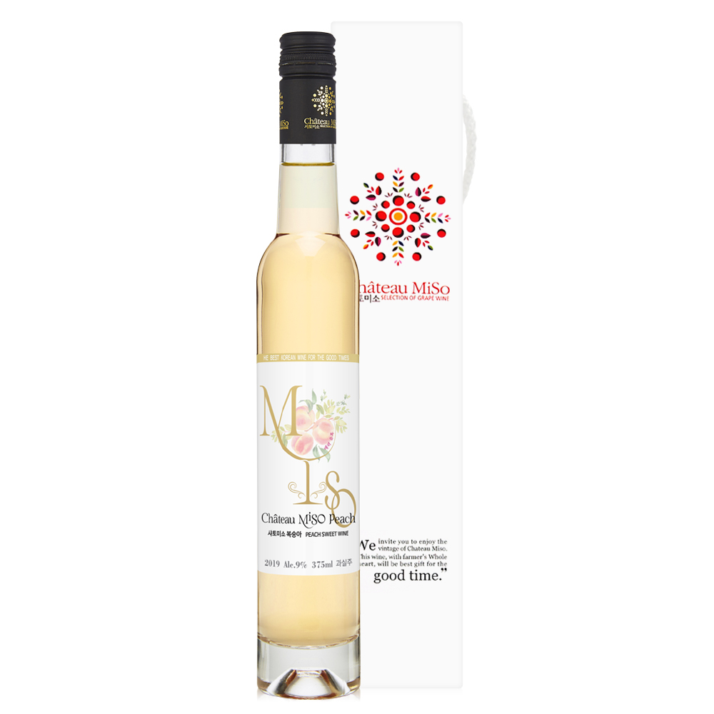 도란원 샤토미소 복숭아 스위트와인 9도 375ml