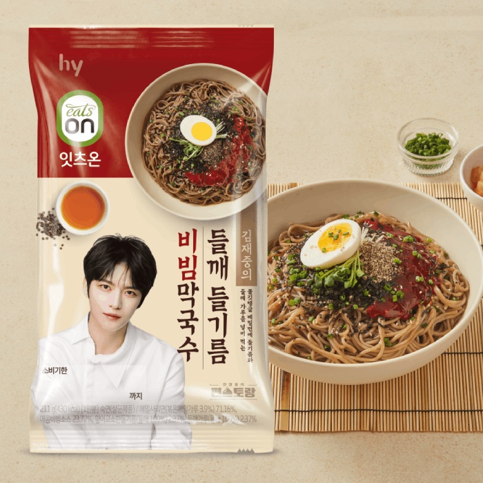 편스토랑 들깨 들기름 비빔막국수 김재중 막국수 X 5개 들깨 들기름 비빔 막국수 5개 211g