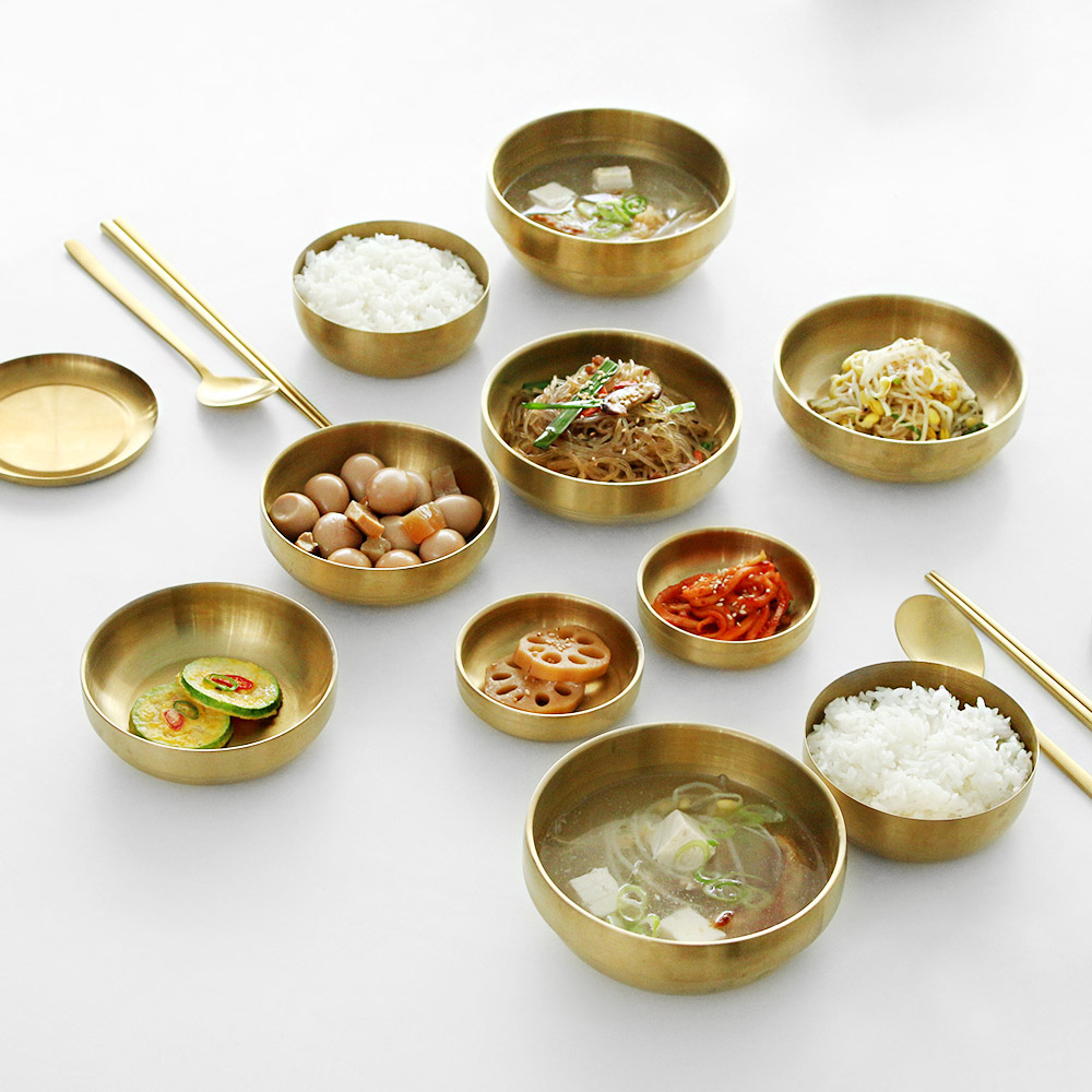 반디 퀸메이드 라온 스텐 티타늄 2인 반상기 그릇 세트