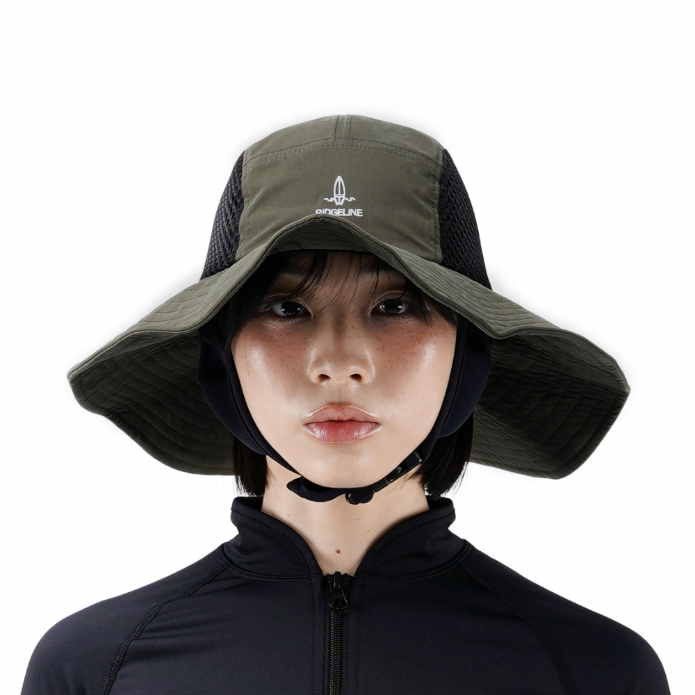릿지라인 릿지라인 벙거지 서프햇 서핑햇 서핑 수영 물놀이 모자 뒷목긴 와이어 챙 1002