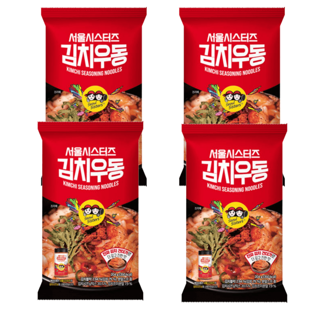 서울시스터즈 김치우동 얼큰한 쫄깃한 김치우동 4인분