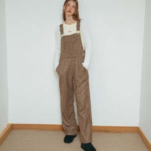 온무드 Vintage Check Overall 130582