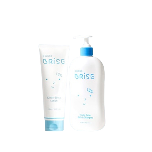 킨더브리제 바스 앤 샴푸 로션 세트 (바스 앤 샴푸 450ml + 로션 250ml)