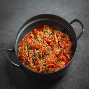 대한우리 소곱창볶음 오리훈제구이 세트 1050g 대용량 무쌈