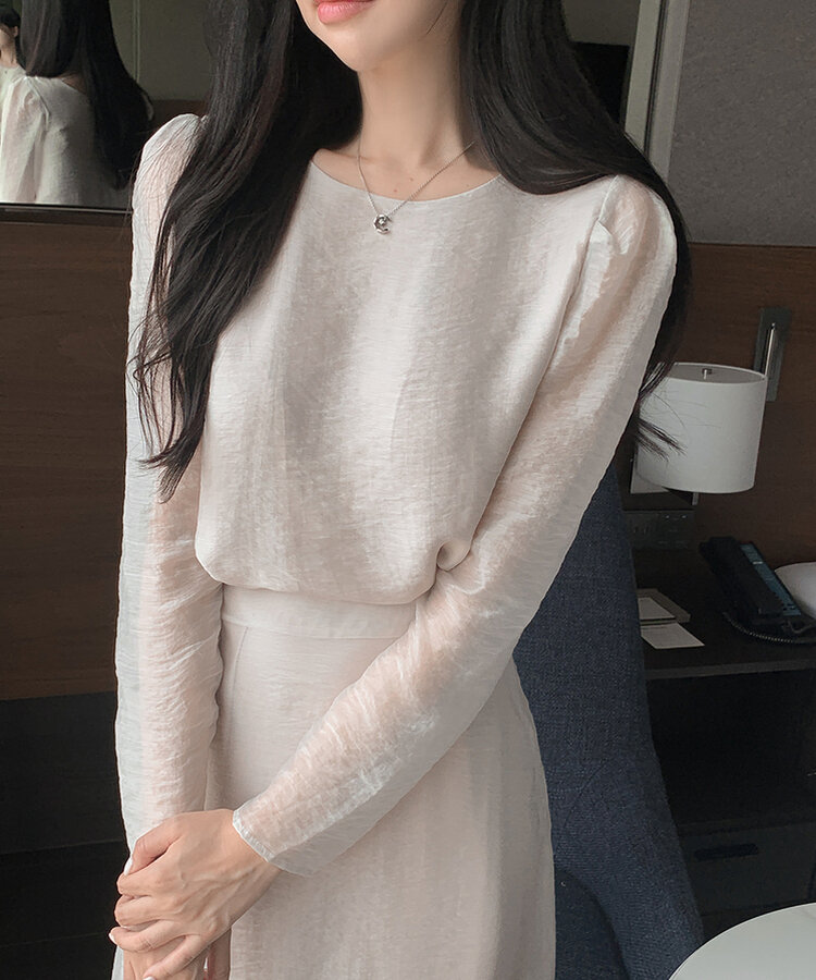 세컨드세컨 세컨드세컨 엘리 블라우스 SBS22977