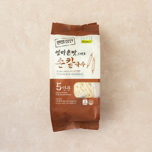 칠갑농산 칠갑농산 손칼국수800g 160g 5