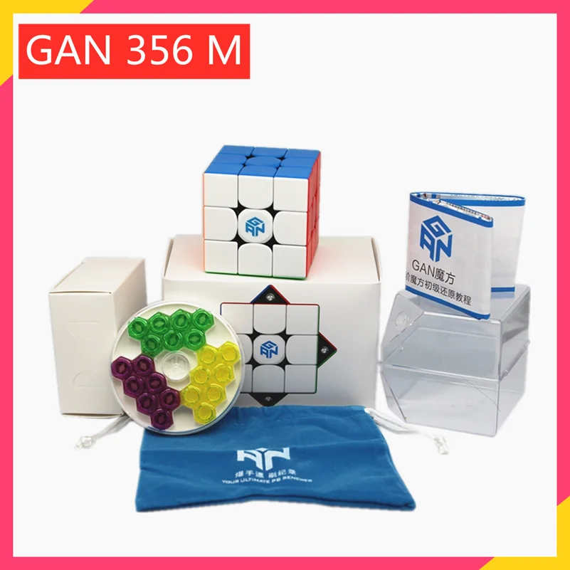 Gan 356 M 매직 마그네틱 큐브 GAN 356 RS cubo magico professional M 스피드 큐브 자 GAN356