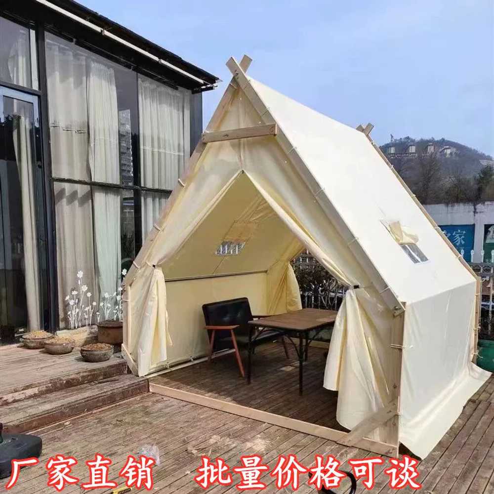 야외바베큐텐트 임시 몽골 바베큐장 농막 캠핑장 간이