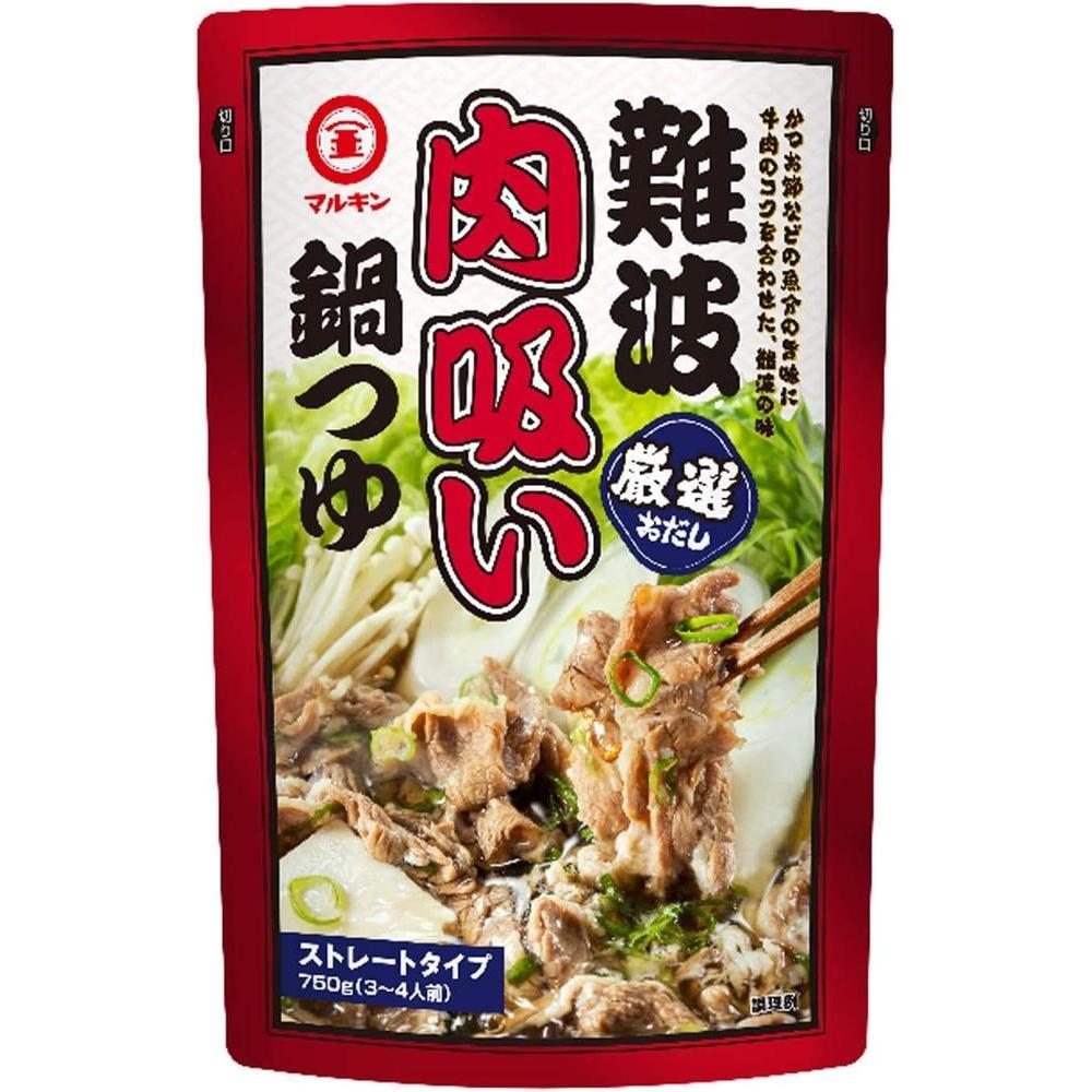 일본직구 마루킨 난바 고기 빨아들이는 전골 쯔유 26 5온스 750g