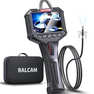 Ralcam 관절형 보스코프 양방향 180 검사 카메라 6 렌즈 IP67 방수 프로브 6개의 조절 가능한 LED