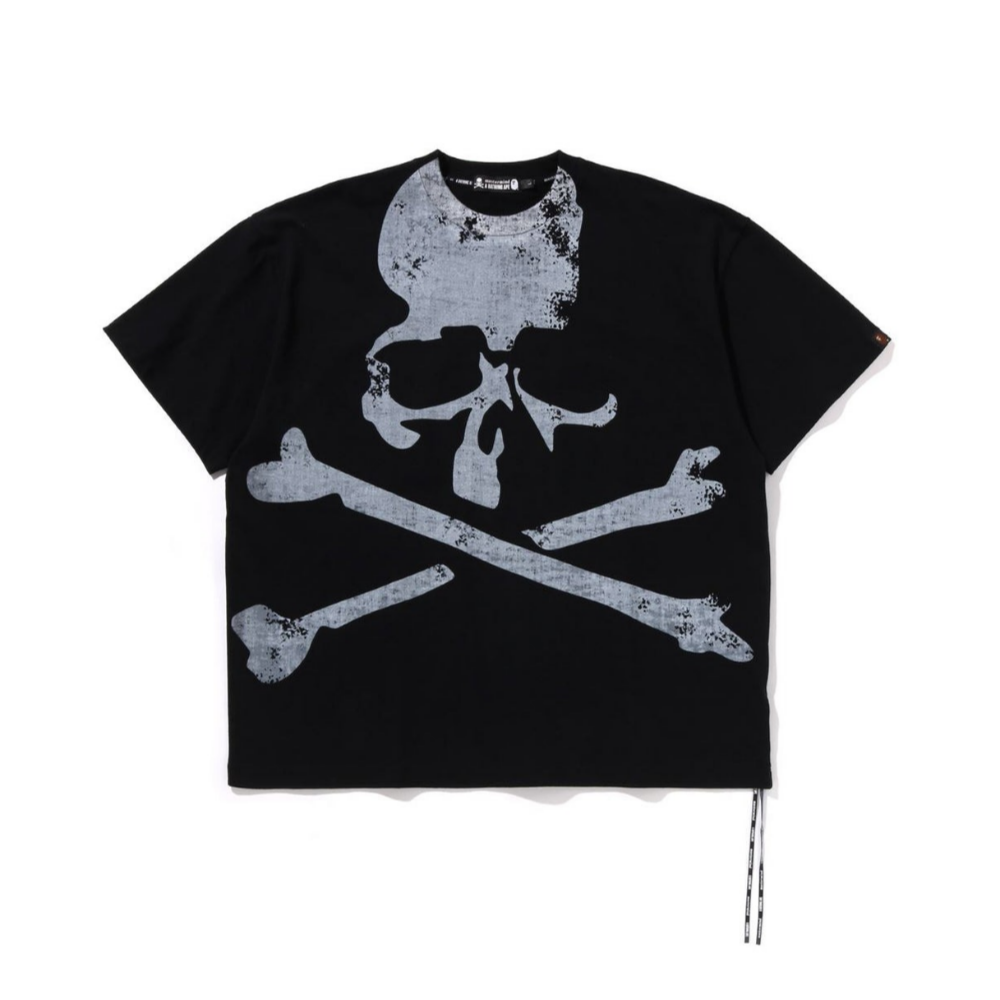베이프 X 엠엠제이 반팔티 SKULL OVER PRINT RELAXED FIT TEE M 13TH 2ND 1K23-109-91