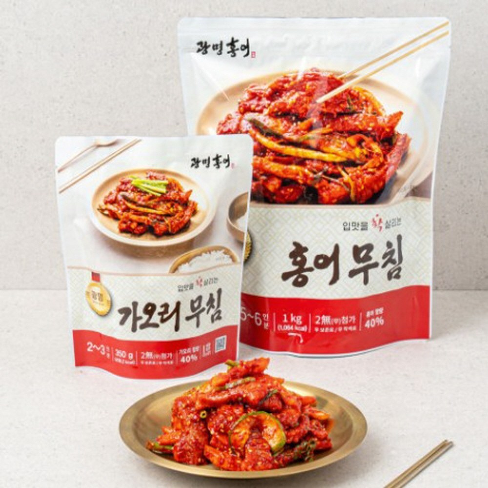 광명홍어 오리지널맛 홍어무침 1kg 1개